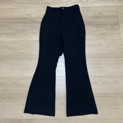 GU フレアパンツ ブラック XSサイズのサムネイル
