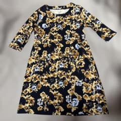 ROYAL PARTY muse 花柄ワンピース 七分袖 大きいサイズのサムネイル