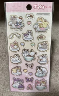 mofusand サンリオキャラクターズ ぷっくりシールのサムネイル