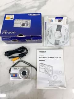 〒オリンパス OLYMPUS デジタルカメラFE-370 シルバー - メルカリ