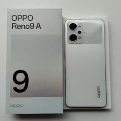 OPPO Reno9 A 本体 ホワイト - メルカリ