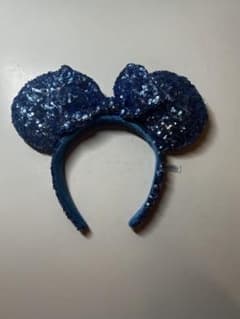 ディズニー カチューシャ スパンコール ブルーのサムネイル