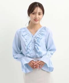 【新品・未使用】 Andemiu ラッフルフリルブラウスのサムネイル