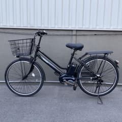 パナソニック電動アシスト自転車26インチ 16Ah ブラック - メルカリ