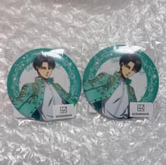 進撃の巨人 リヴァイ エスクリ 缶バッジ 2個セット - メルカリ