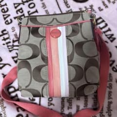 COACH ショルダーバッグ シグネチャー ストライプのサムネイル