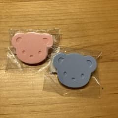 ピンクマ　familiar ピンク ブルー 2個セットのサムネイル