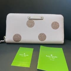 新品！　ピンクドットのspade ケイトスペード 長財布のサムネイル