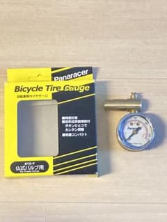 【新品】自転車用タイヤゲージ　仏式バルブ用　パナレーサーのサムネイル