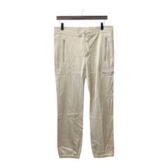 theory セオリー カーゴパンツ ジップ付きポケット 裾ゴム 光沢 M相当