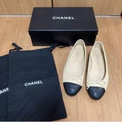 CHANEL バレエフラット 36 バレエシューズ シャネル CHANEL 36
