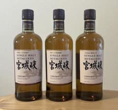 ニッカ シングルモルト 宮城峡 3本セット - メルカリ