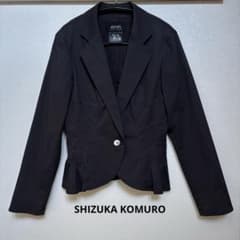 4298 SHIZUKA KOMURO】 デザインジャケット 黒 - メルカリ