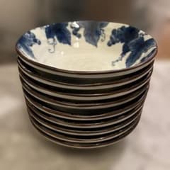 【たち吉】青いブドウ模様の陶器皿（17枚）※バラ売り可 たち吉】青いブドウ模様の陶器皿（17枚）※バラ売り可 - メルカリ