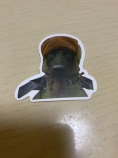 犬のキャラクター シールのサムネイル