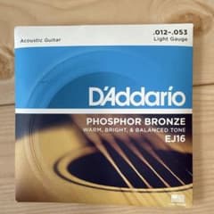 D'Addario EJ16 アコースティックギター弦のサムネイル