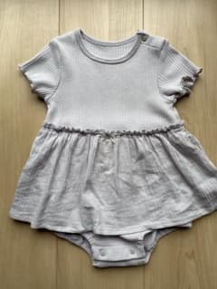 【ぷー様】アプレレクール　半袖ロンパース　70センチ　女の子のサムネイル