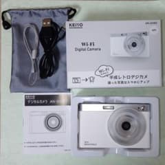 デジタルカメラ KEIYO AN-DC003 WH Wi-Fi対応 - メルカリ