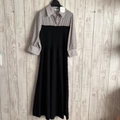 新品 FENNEL 定価¥2万6000円 ロングニットワンピース スコットクラブ