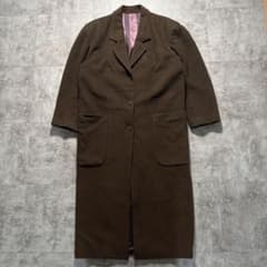 80sジャンポールゴルチェ スーパーロングウールコート ボタン合わせ 
