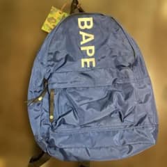 BAPE ネイビー バックパックのサムネイル