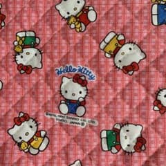 レトロ 1995年頃のハローキティ キルティング生地 ハローキティ キルティング生地 2016年 平成レトロ - メルカリ