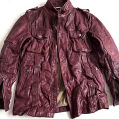 abx y2k archive レザージャケット ライダース 本革 M65 赤茶 abx y2k archive レザージャケット ライダース 本革 M65 赤茶 - メルカリ