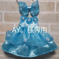 AY。様専用メルちゃんお花のドレスのサムネイル