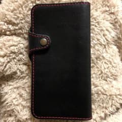【再々値下げ】栃木レザーHUKURO iPhone6ケース(ブラック)のサムネイル
