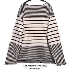 The Soloist. オーバーサイズ ボーダー 黒 白 カットソー SS19 - メルカリ