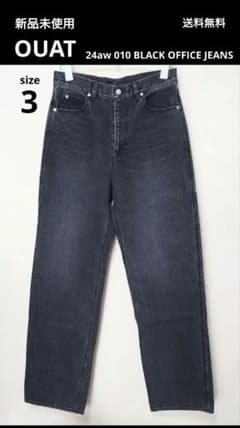 新品 OUAT 24aw 010 BLACK OFFICE JEANS 3 - メルカリ