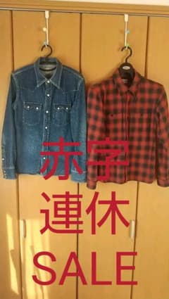フラットヘッド　The Flat Head ヘビーネルシャツ＋デニムシャツのサムネイル