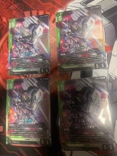 ガンダムカードゲーム　νガンダム　LR 　GD05 4枚セットのサムネイル