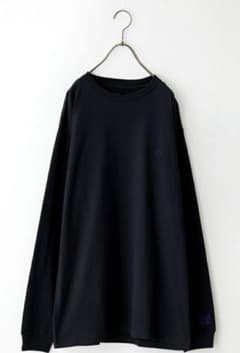 Needles 別注 ロゴ刺繍クルーネック 長袖Tシャツのサムネイル