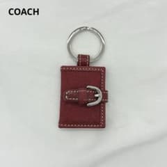 COACH 手帳型 チャーム ブック シグネチャー レッド キーホルダー COACH 手帳型 チャーム ブック シグネチャー レッド キーホルダー