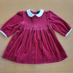 ラルフローレンベロア　お出かけワンピース　サイズ(M18)クリーニング店済みのサムネイル