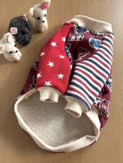 犬服 ラグラン(M) ꒡̈⃝Lily꒡̈⃝ハンドメイド - メルカリ