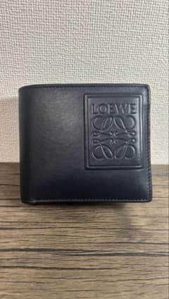 LOEWE 二つ折り財布 ネイビーのサムネイル