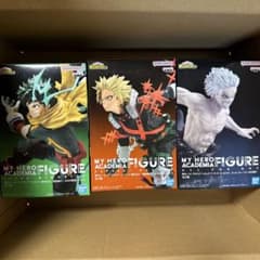 新品・未開封】GIGO限定・僕のヒーローアカデミア フィギュア (3体