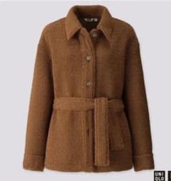 UNIQLO ボアフリースショートコートのサムネイル