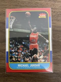1986 Fleer Michael Jordan #57 NBA リプリントのサムネイル