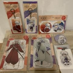 犬夜叉 殺生丸 ビッグアクリルスタンド アクリルキーホルダー 缶バッジ