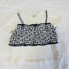 tete a tete ギンガムチェック トップス 80cmのサムネイル