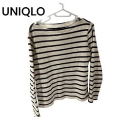 UNIQLO ボーダー 長袖カットソー Sサイズのサムネイル