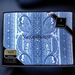 YVES SAINT LAURENT 綿毛布 140cm×200cm - メルカリ