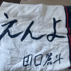 ヤクルトスワローズ 田口麗斗投手 直筆タオル＆サイン袋のサムネイル