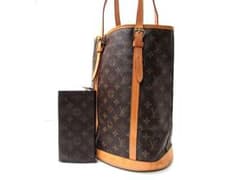 LOUIS VUITTON モノグラム・バケットGM・ポーチ付のサムネイル