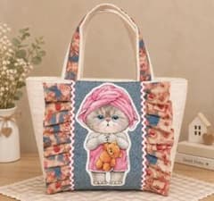 フリルトートバッグ♡コヤンイサムチョン❤︎バスタイムルミちゃん