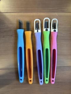 彫刻刀 5本セット SAFETY OPEN ケース付きのサムネイル