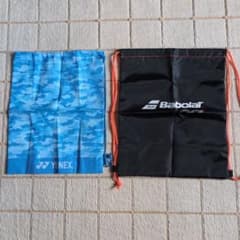 YONEX Babolat シューズケース(小物入れ) 2枚セットのサムネイル